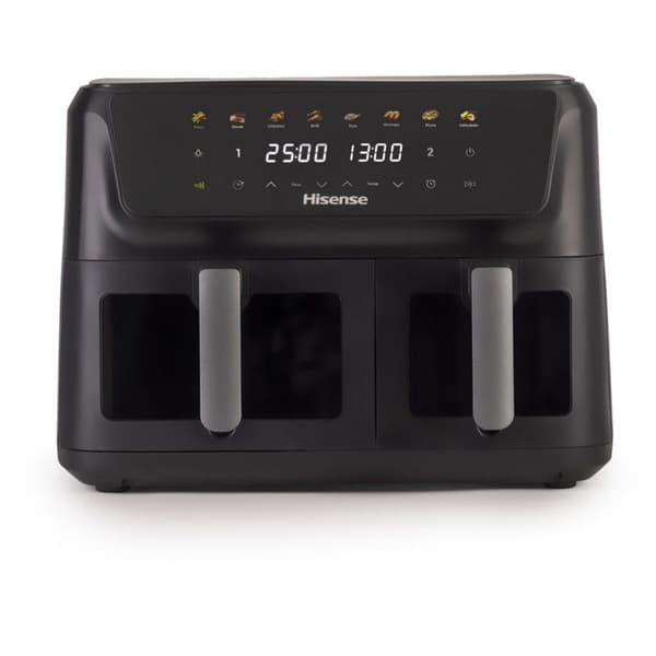 Hisense Luftfritös HAF2700DCD 11L Dubbel Korg 2700W 8 Program Touch Svart