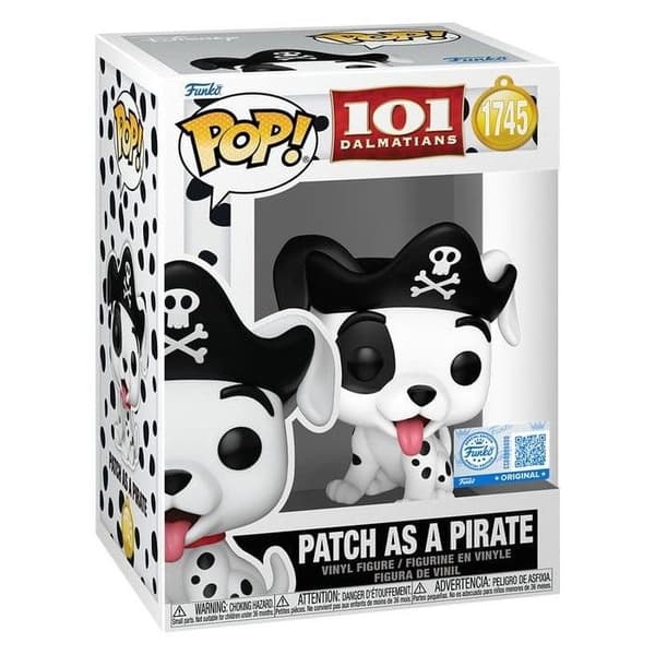 Funko - De 101 Dalmatinerna - POP! Figur Patch (Piratkostym) 9 cm