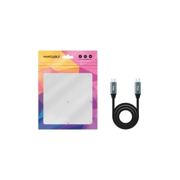USB-kabel - Nanokabel - 3 m - USB 3.2 Gen2X2 - 20Gbps - 5A/100W USB-C