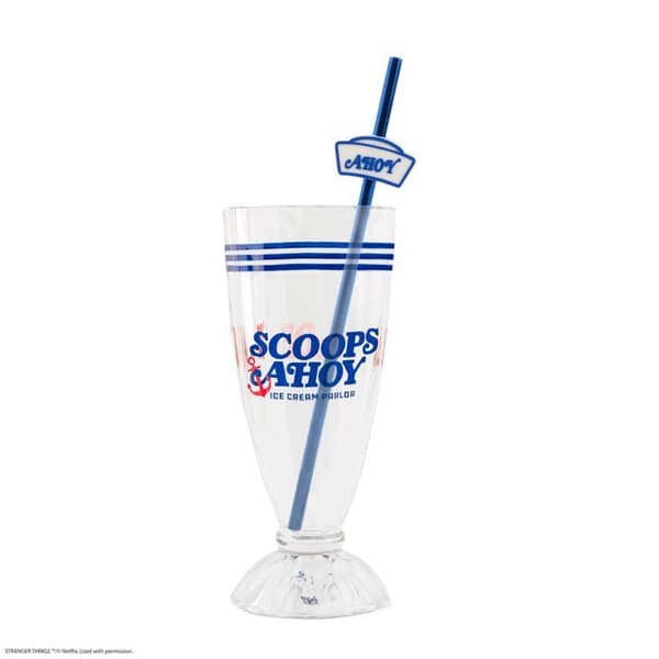 Set Glas för Milkshake Scoops Ahoy - Stranger Things