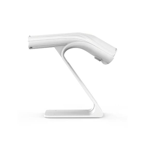 2D USB streckkodsläsare vit knapp med stativ och CMOS-sensor