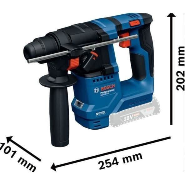 Perforator SDS-plus 18V GBH 18V-18 – Solo låda - Bosch Pro