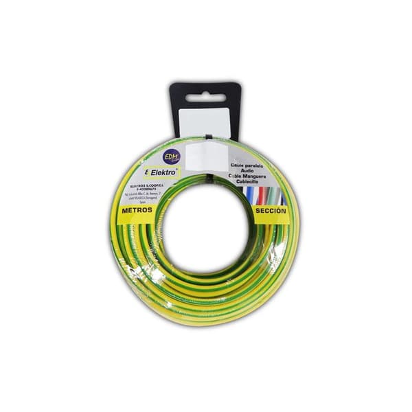 Elastisk 6mm Tvåfärgad Elektrisk Tråd Utan Halogen 10m
