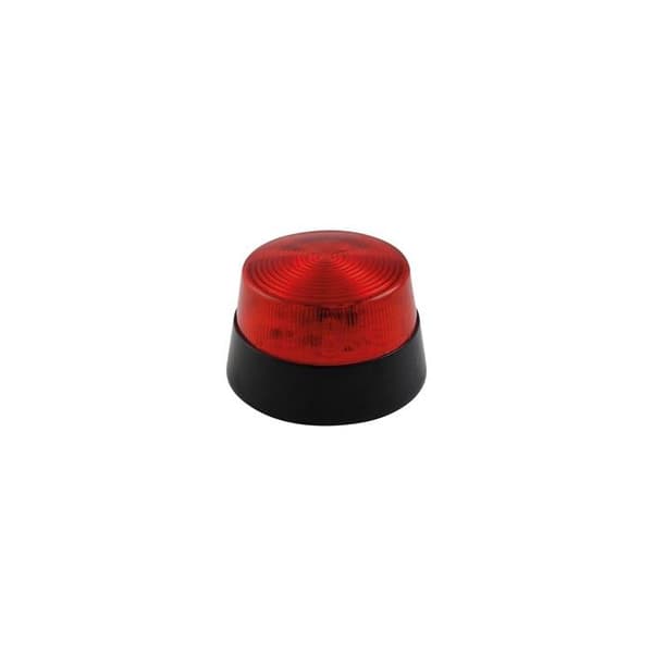 LED-Stroboskop - Röd - 12 Vcc - ø 77 Mm