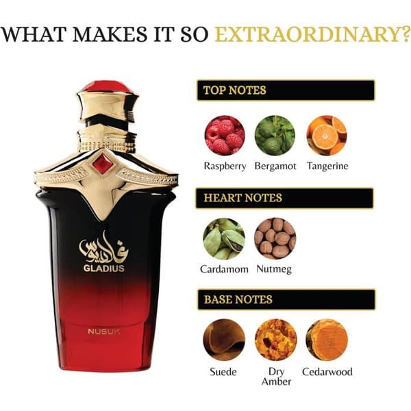 Eau de Parfum Nusuk – Gladius 100ml - Man