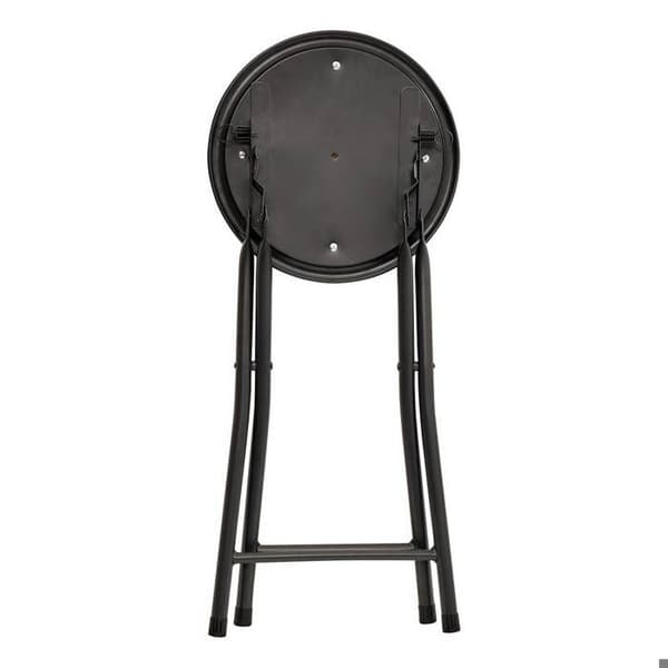 Svart hopfällbar pall - 5five