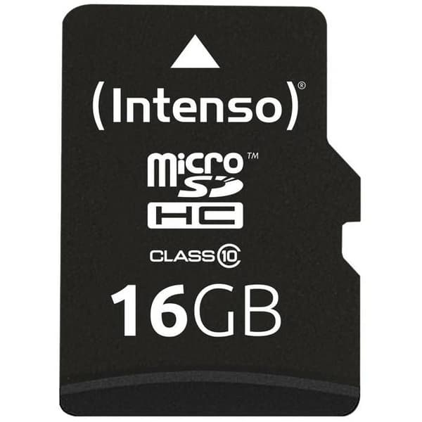 Intenso High Performance 16 GB Class 10 microSDHC-kort med SD-adapter