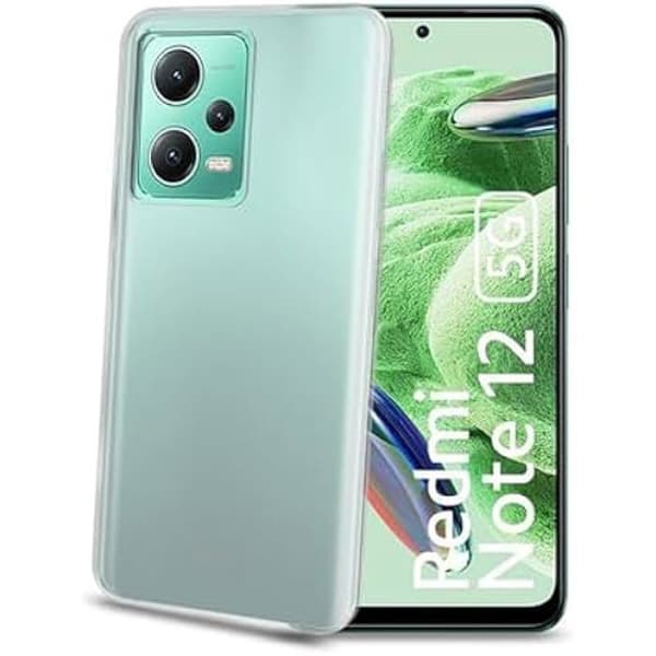 Mjuk baksida CELLY för XIAOMI REDMI NOTE 12 5G - Transparent