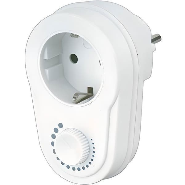 Uttag med dimmer - 11.554 - Vit - Inomhus - Elektrisk