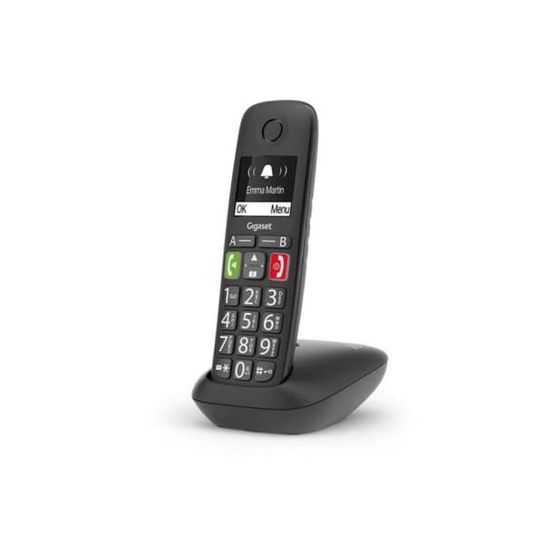 Trådlös telefon - Gigaset - E290 - Svart - Lång batteritid - Exceptionell ljudkvalitet