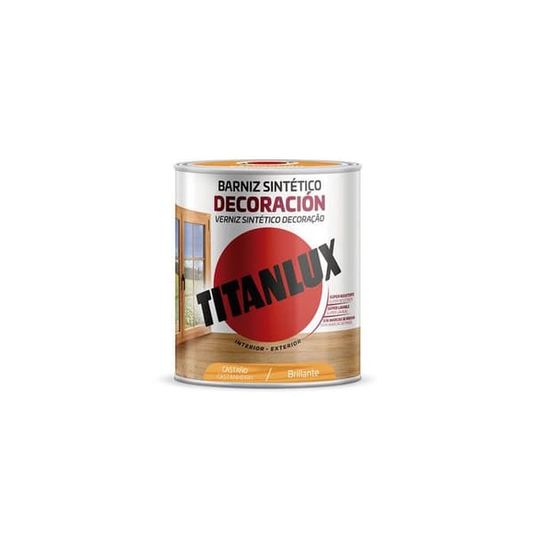 Syntetisk lack dekor brunt blankt 750ml Titanlux M10100134 - Titanlux
