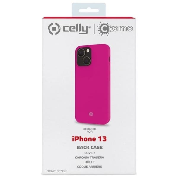 CELLY Fodral iPhone 13 Chrome Rosa