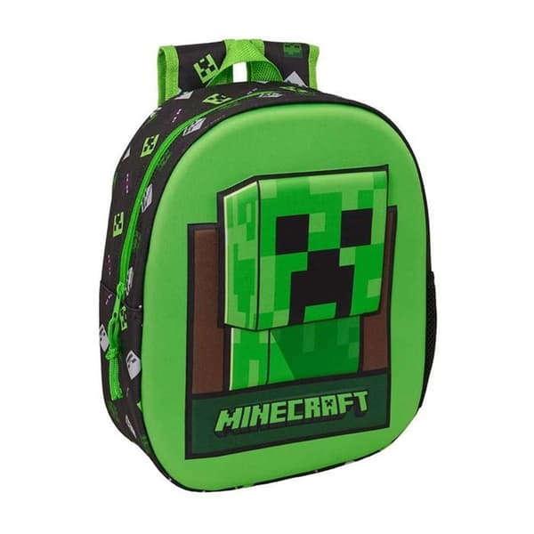 Minecraft Creeper 3D ryggsäck