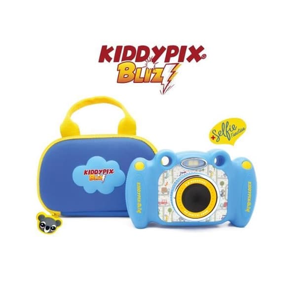 Digitalkamera för barn - EASYPIX - BLIZZ Blue - 4x zoom - Integrerade spel