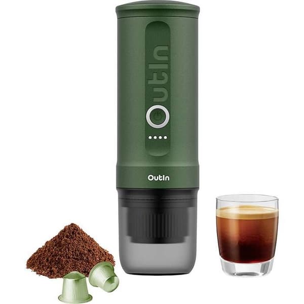 OutIn Nano Espressomaskin Grön