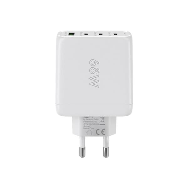 CONECTICPLUS Väggladdare 3x USB typ C och USB typ A 68 Watt - Vit