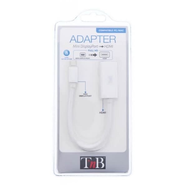 Videoadapter - T'nB - MIDPHDMI - Mini Display Port till HDMI - 1080p - Ultrakompakt