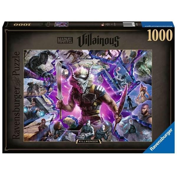 Pussel 1000 bitar: Marvel Villainous Samling: Killmonger