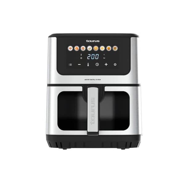Digital luftfritös - TAURUS - Air Fry Digital 7S View - 1600W - 6,5L - 8 program - Touchscreen