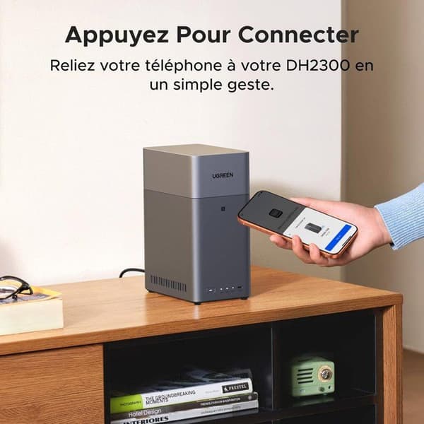 NAS-server - UGREEN - DH2300 - 2 fack - 4 GB