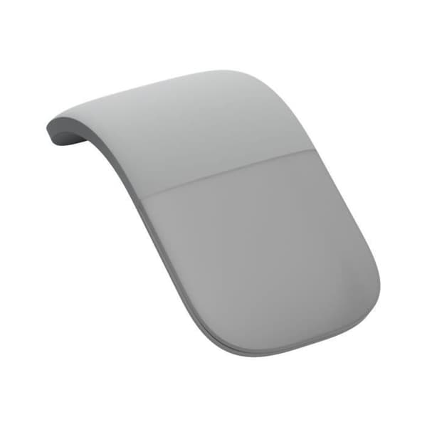 Microsoft Surface Arc Mouse Wireless Bluetooth 4.0 2-knapps optisk mus ljusgrå för Surface Laptop