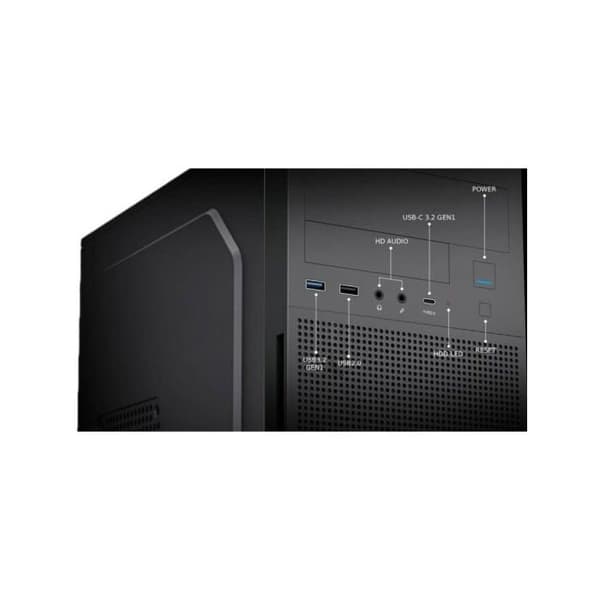 CoolBox M680 MicroATX PC-chassi USB-C 3.2 Gen1 500W strömförsörjning