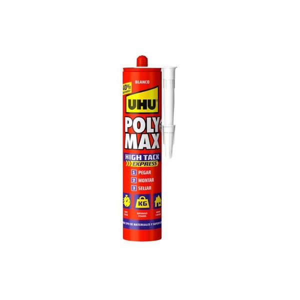 Lim Uhu Poly Max High Tack® Express Vit 40% 440g Ref. 7000131