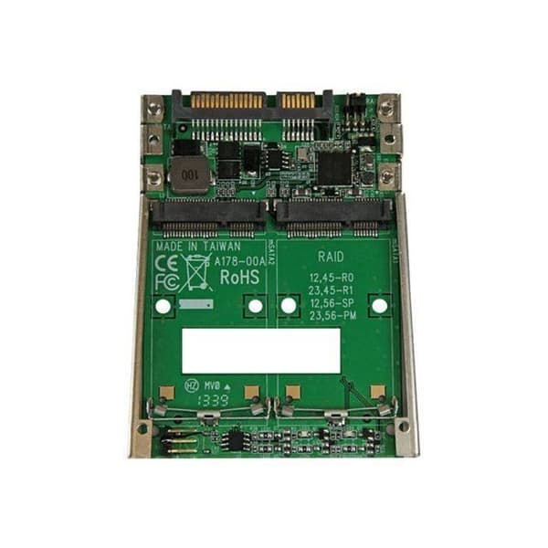 RAID-adapter för 2 mSATA till 2,5" SATA SSD-enheter - STARTECH