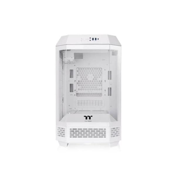 Caja PC Mini Tower - THERMALTAKE - SPCC - Vit - USB-C - LCD-fönster