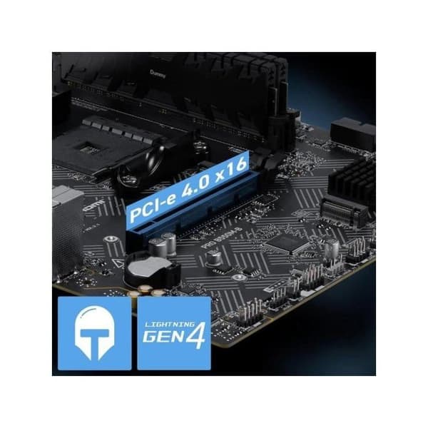 MSI PRO B550M-B B550 AM4 DDR4 micro ATX PCIe 4.0 64 GB RAM