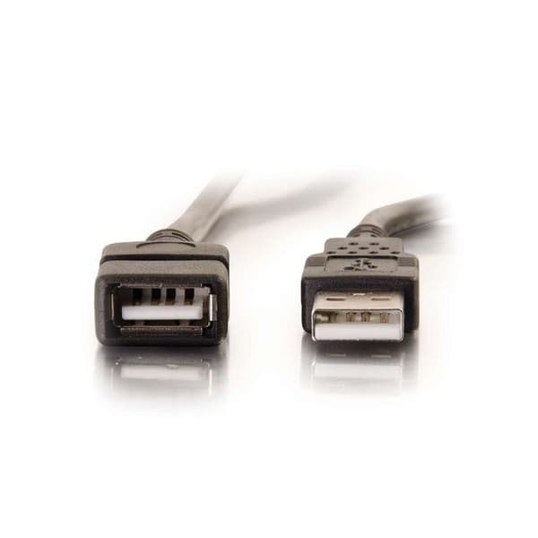 USB-kabel - C2G - 6.6ft - USB 2.0 - Pålitlig datatransfer - Svart