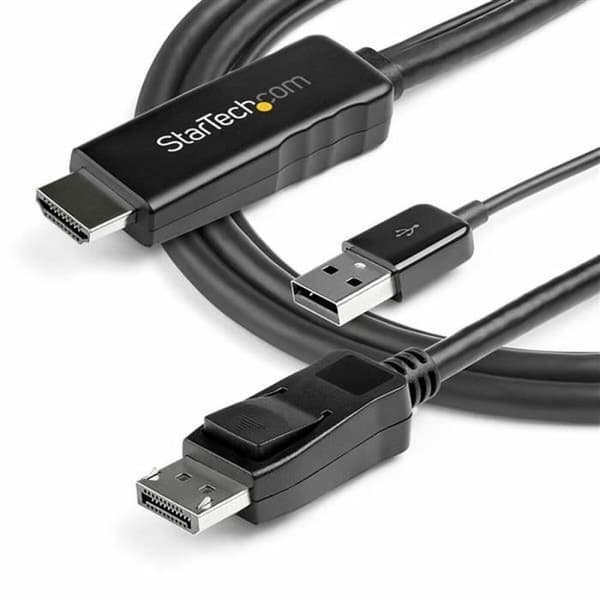 Startech HD2DPMM3M DisplayPort till HDMI Adapter 3m Svart