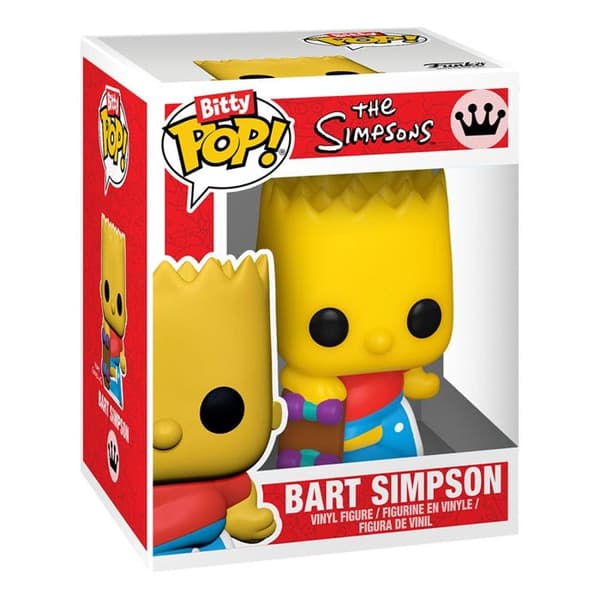Pack med 4 Funko Bitty Pop Simpsons Bart-figurer