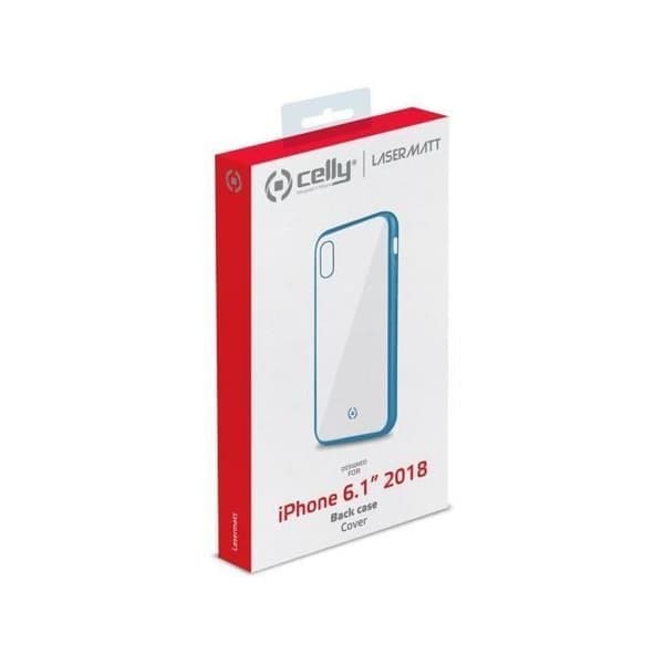 Celly-LaserMat iPhone XR Ljusblå
