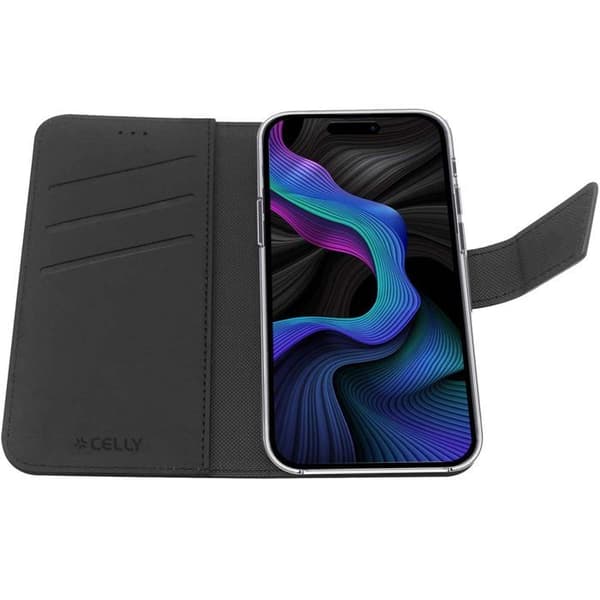 Wally plånboksfodral Galaxy S23 FE svart