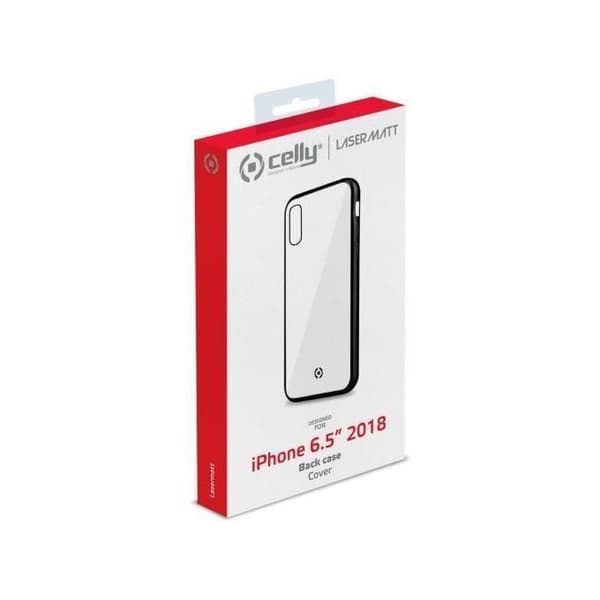 Celly-LaserMat iPhone XS Max Svart