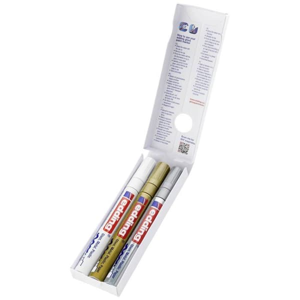 Målare - Edding - 750 - 3 st - Opaque - Oföränderlig - Medium spets