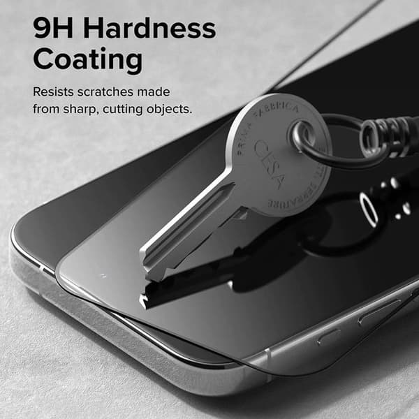 Härdat glas för iPhone 15 Pro RINGKE Svart