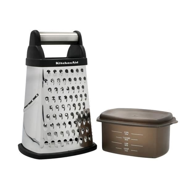 Râpa för ost i rostfritt stål med 4 sidor KitchenAid