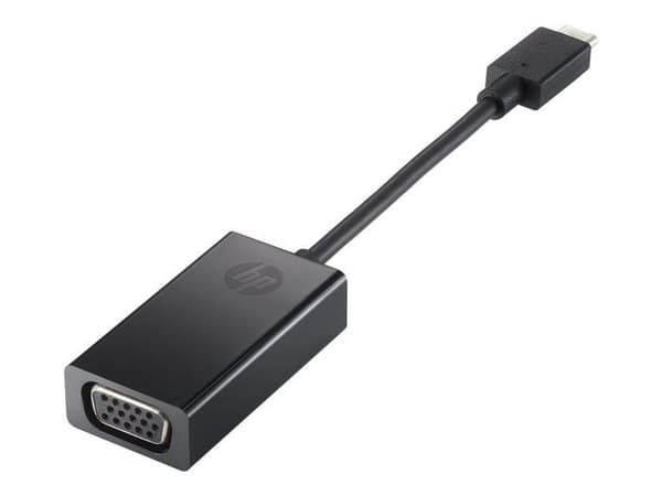 HP extern USB-C D-Sub videoadapter svart