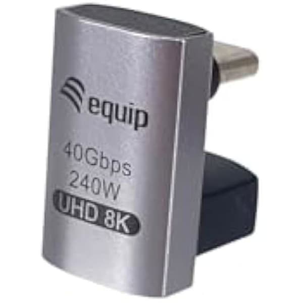 USB-C-adapter - EQUIP - 2-pack - 40 Gbit/s - 240 W - Plug and Play