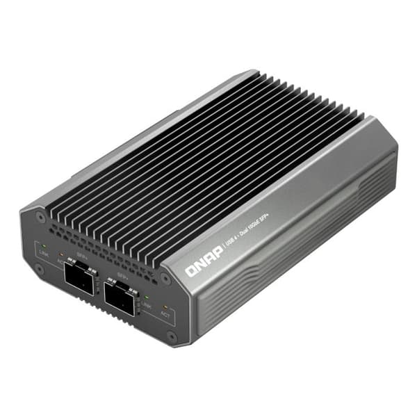 QNAP USB 4 Typ-C till 2 x 10GbE