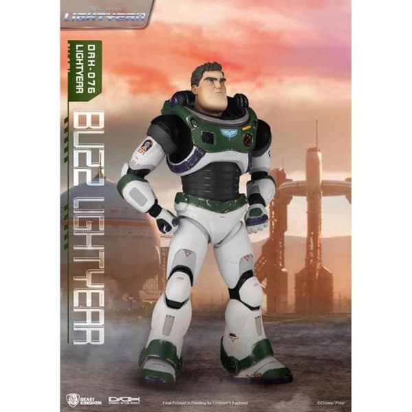 Figur - Buzz Lightyear Alpha-dräkt - 21 cm - Ljus effekt - Utbytbart tillbehör