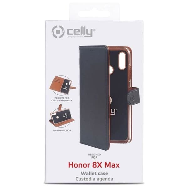 Celly-Wally Coque Honor 8X Max Svart