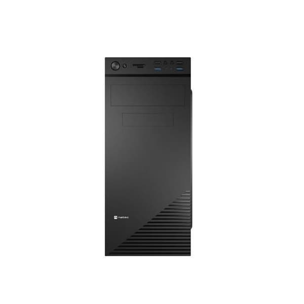 PC-chassi - NATEC - Cabassu G2 - Midi Tower - USB 3.0 - Grå/Svart