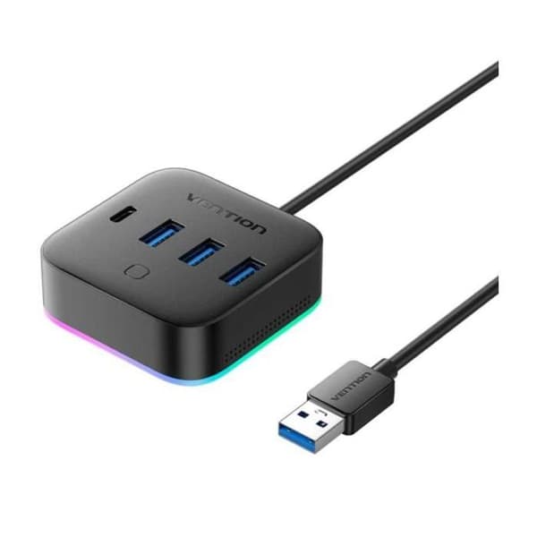 USB-hubb 3.0 Vention CHZBC- 3xUSB- 1xUSB Typ-C- 1xUSB Typ-C PD
