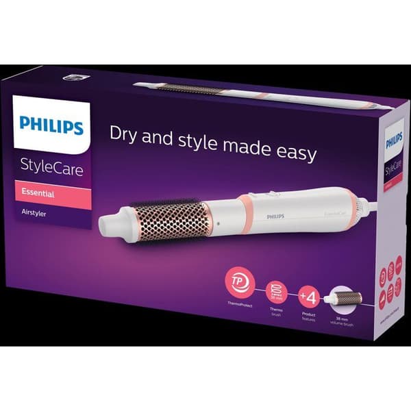 Blåsborste - PHILIPS - HP8660/40 - Essential - 650 W - ThermoProtect