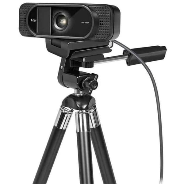 Dual-Micro Full HD USB-webbkamera, svart