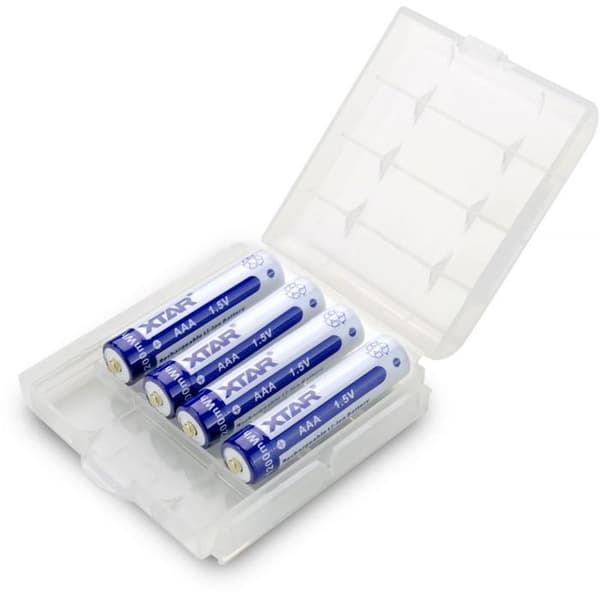 Piles Xtar uppladdningsbart litiumjonbatteri aaa 750mah 4-pack