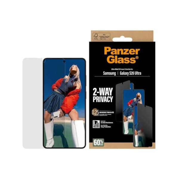 PanzerGlass Privacy Screen för Samsung S26 Ultra